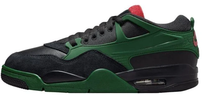 Air Jordan 4 RM Juodi/Tamsiai žali sportbačiai - FQ7939-003