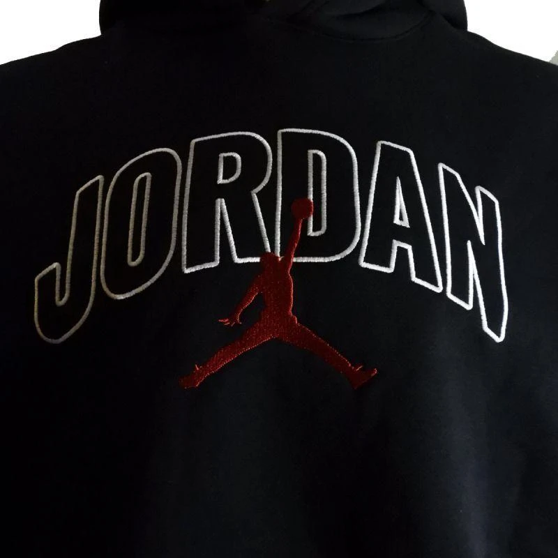 Air Jordan Brooklyn Fleece Vyriškas Džemperis su Gobtuvu Juodas - IB7241-010