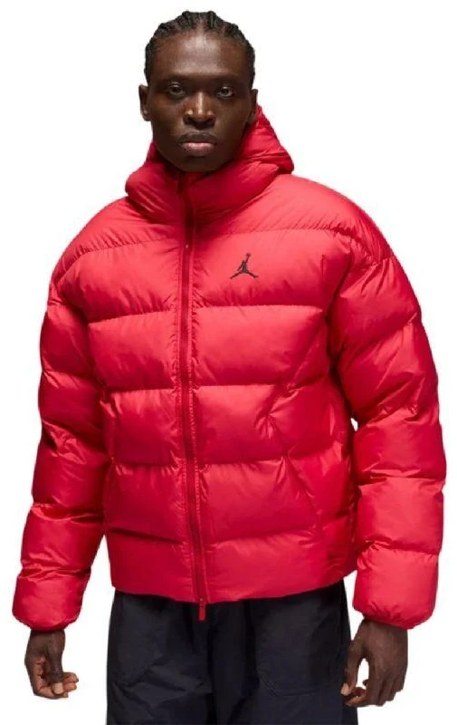 Air Jordan Brooklyn Therma-FIT Pūkinė žieminė striukė, Gym Raudona - HV0532-687