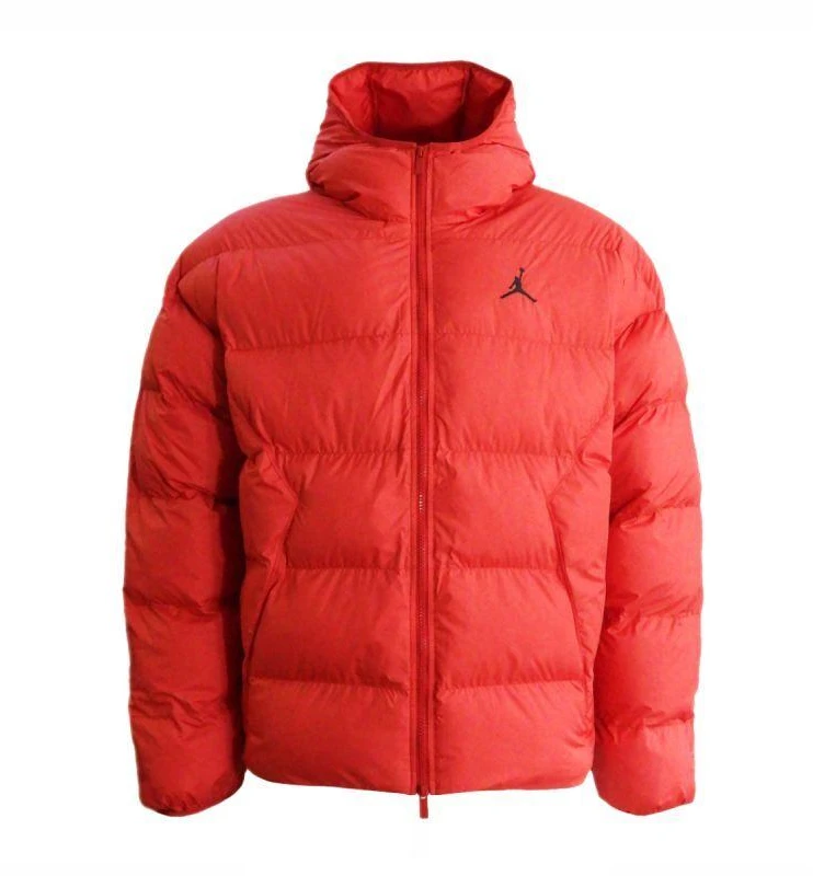 Air Jordan Brooklyn Therma-FIT Pūkinė žieminė striukė, Gym Raudona - HV0532-687
