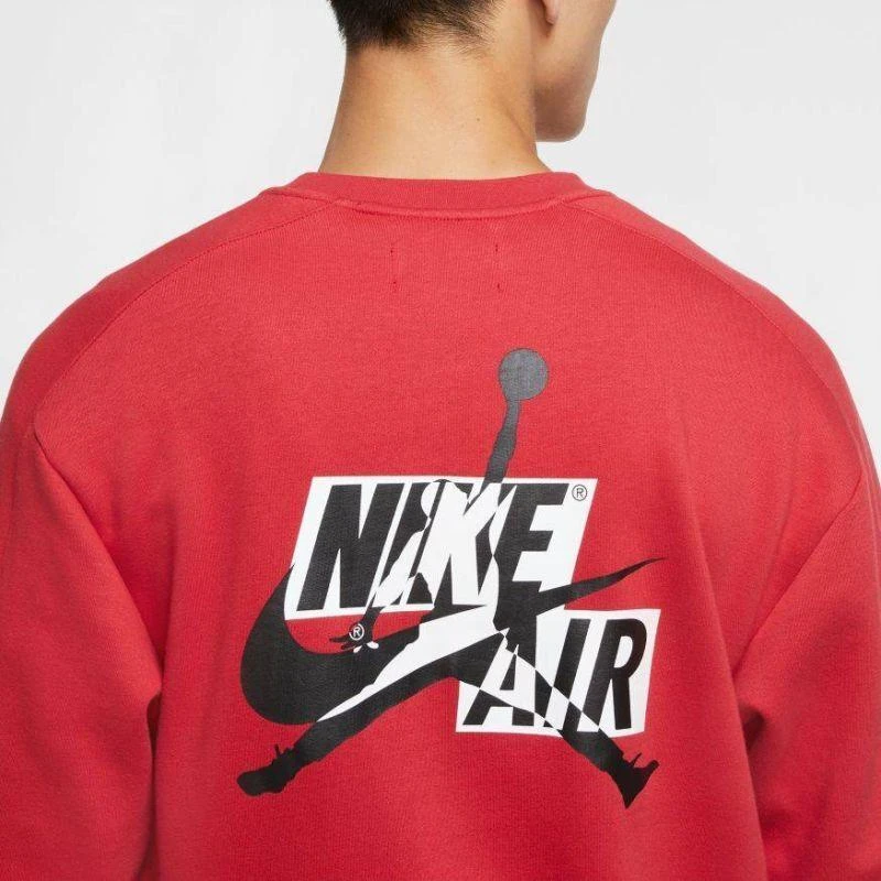 Air Jordan Jumpman Fleece Džemperis Raudonas - CK6763-687