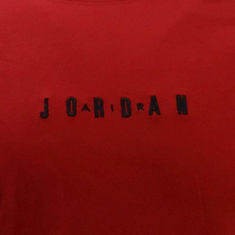 Air Jordan Jumpman Siuvinėtas Air Crew Raudonas Vyriškas Marškinėlis - DM3182-689