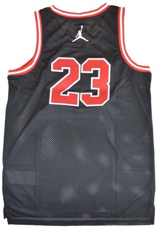 Air Jordan Junior Michael Jordan 23 vaikiški krepšinio marškinėliai, juodi - 95A773-023