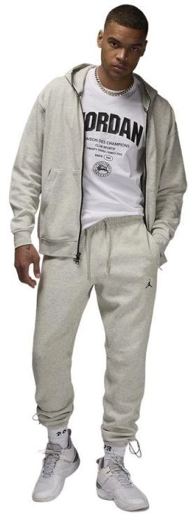 Air Jordan Sport Hoop Fleece Dri-FIT Vyriškos Kelnės Pilkos - FV8604-050
