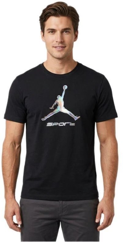 Air Jordan Vyriški Sportiniai Dri-FIT Marškinėliai Juodi - HQ7984-010