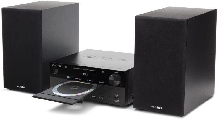 Aiwa MSBTU-550 namų garso sistema Home audio micro system 50 W Juoda