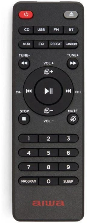 Aiwa MSBTU-550 namų garso sistema Home audio micro system 50 W Juoda