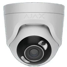Ajax Systems Ajax TurretCam HL 126265.197.WH1 F2.8 (balta, 8 MP, 50 m IR + LED, Hybrid Light, True WDR, IP65)