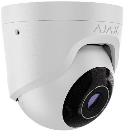 Kamera Ajax TurretCam (8 Mp/2.8mm), Baltos spalvos