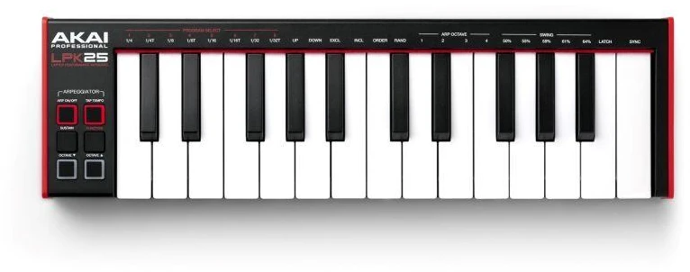 AKAI LPK 25 MKII - USB/MIDI Mini valdymo klaviatūra