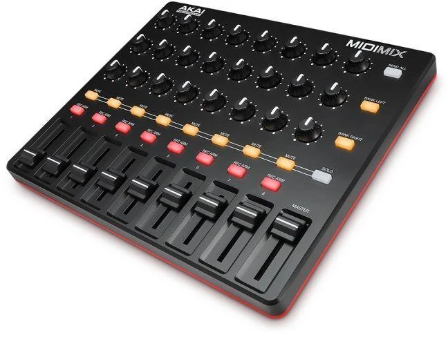 Midi kontroleris  AKAI MIDIMIX, Juodas
