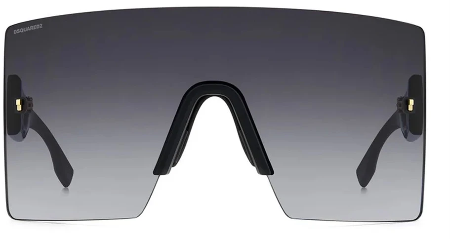Akiniai DSQUARED2 D2-0126-S-807. Akiniai przeciwsłoneczne, Kolor juoda. Unisex.