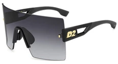 Akiniai DSQUARED2 D2-0126-S-807. Akiniai przeciwsłoneczne, Kolor juoda. Unisex.