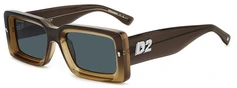 Akiniai DSQUARED2 D2-0142-S-9EN. Akiniai przeciwsłoneczne, Kolor ruda. Mężczyzna.