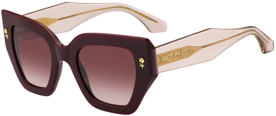 Akiniai ETRO ETRO0010SLHF. Akiniai przeciwsłoneczne, Kolor raudona. Kobieta.