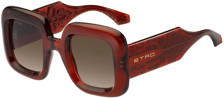 Akiniai ETRO ETRO0015S2LF. Akiniai przeciwsłoneczne, Kolor raudona. Kobieta.