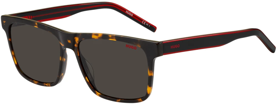Akiniai HUGO HG-1242-S-O63. Akiniai przeciwsłoneczne, Kolor ruda. Mężczyzna.