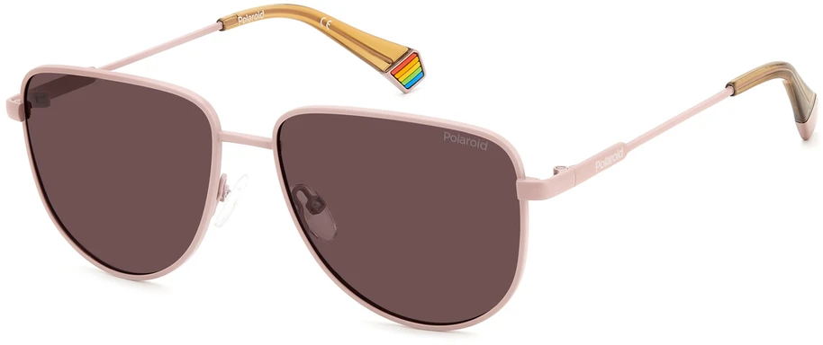 Akiniai POLAROID PLD6196SX8KJ. Akiniai przeciwsłoneczne, Kolor rožinė. Unisex.