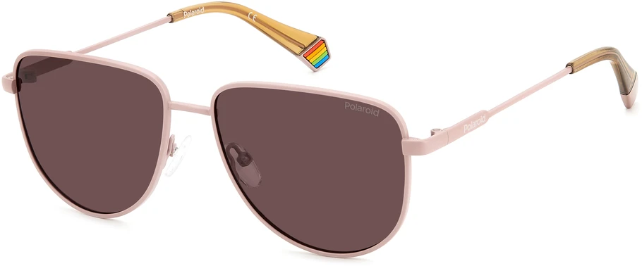 Akiniai POLAROID PLD6196SX8KJ. Akiniai przeciwsłoneczne, Kolor rožinė. Unisex.
