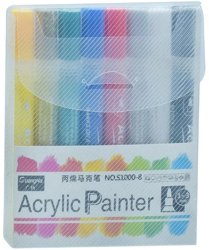 Akrilinių dažų markeriai Acrylic Painter 8 vnt.