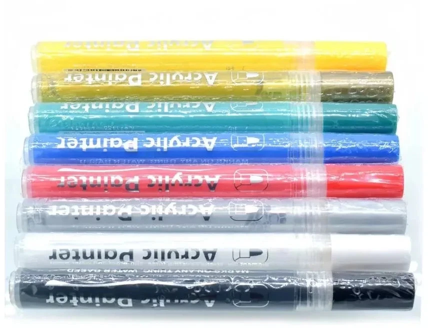 Akrilinių dažų markeriai Acrylic Painter 8 vnt.
