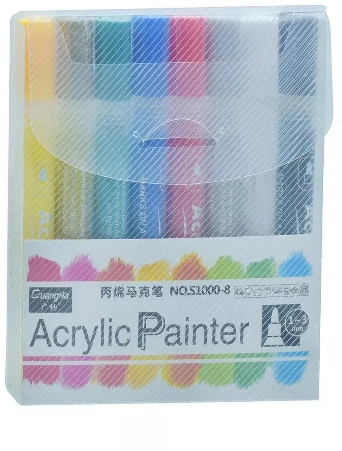 Akrilinių dažų markeriai Acrylic Painter 8 vnt.