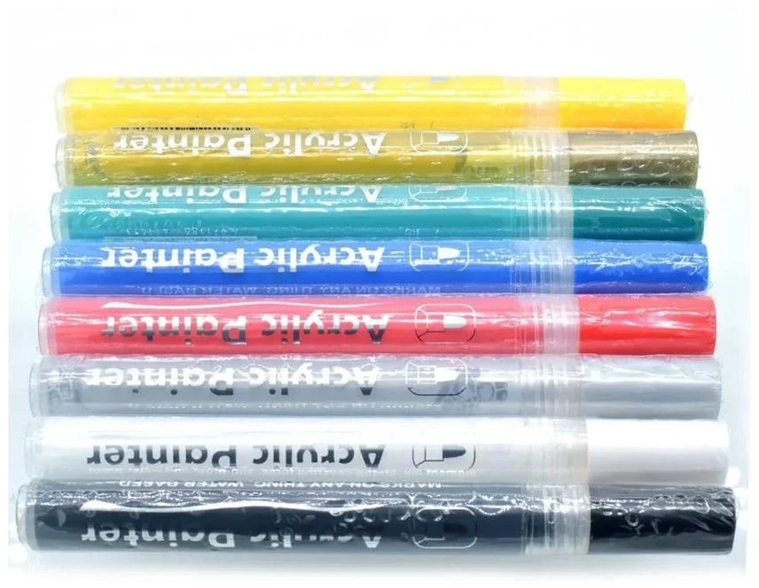 Akrilinių dažų markeriai Acrylic Painter 8 vnt.