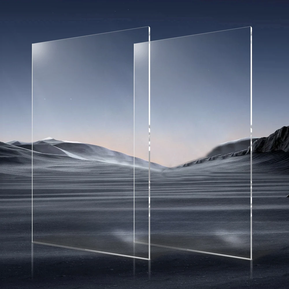 VEVOR 2 vnt. plexiglaso akrilo lakštai 61x122 cm, 3 mm storio