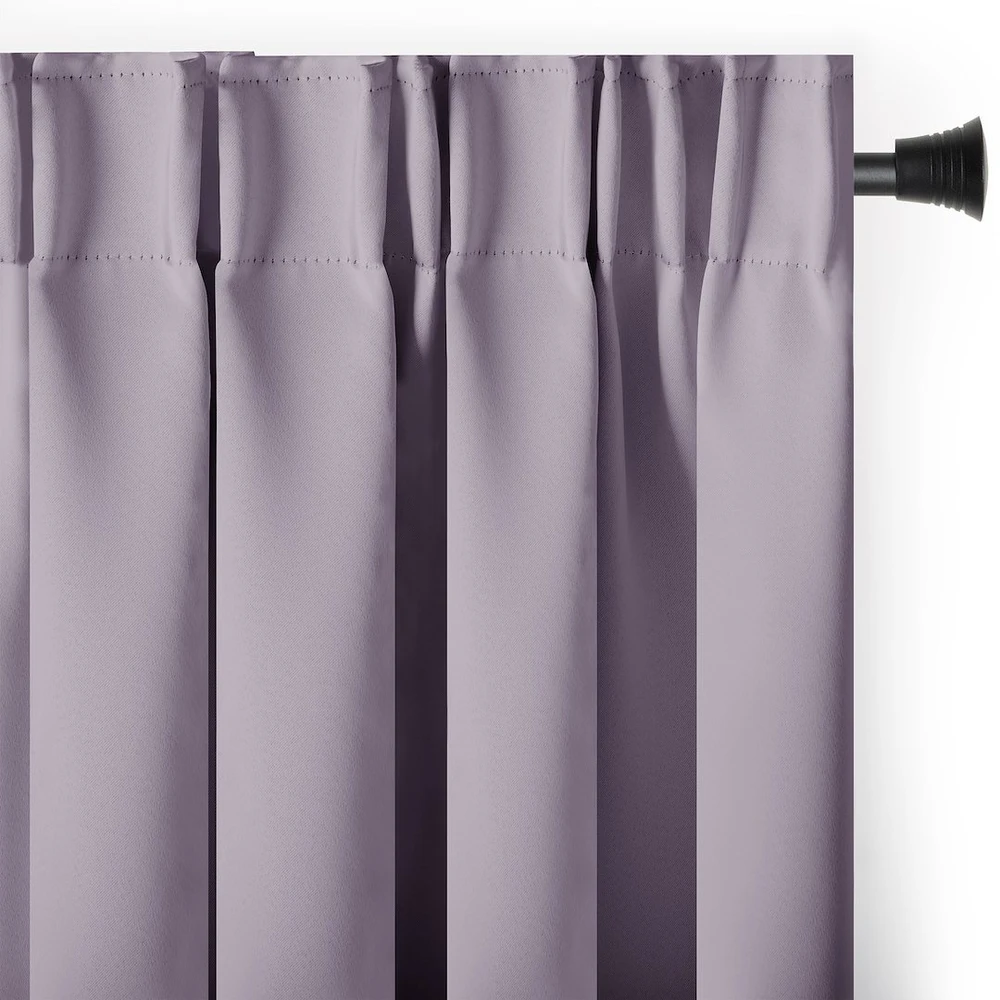 Aksominė užuolaida su kilpomis AmeliaHome 200 × 245 cm, rožinė