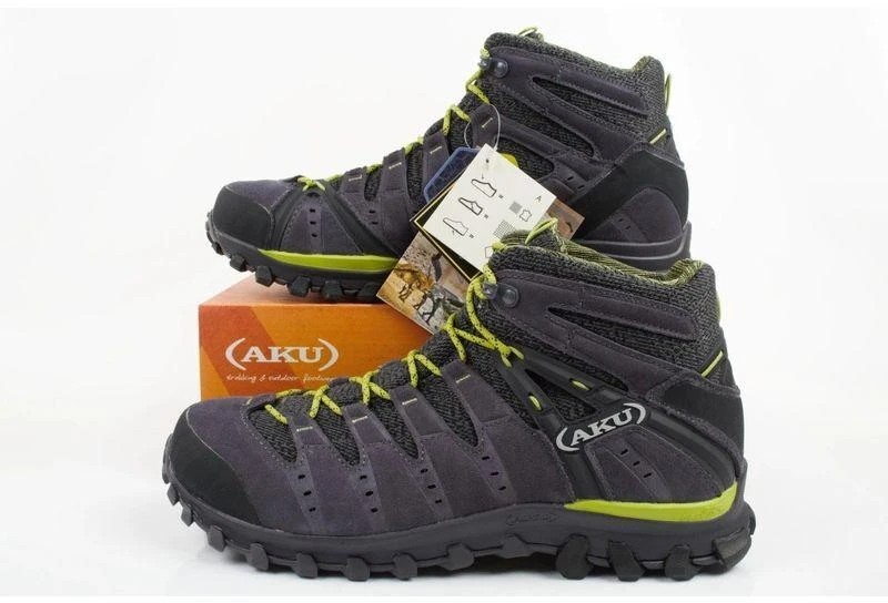 Aku Alterra Gore-Tex Vyriški Lengvi Žygio Batai Pilka ir Žalia