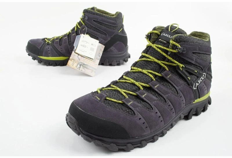 Aku Alterra Gore-Tex Vyriški Lengvi Žygio Batai Pilka ir Žalia