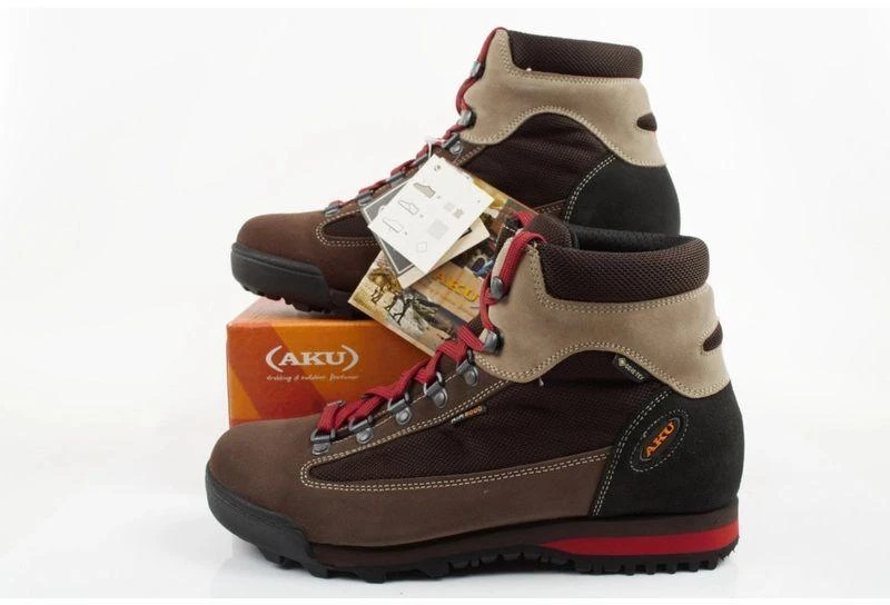 Aku Slope Gore-tex Vyriški odiniai auliniai žygio batai, rudi