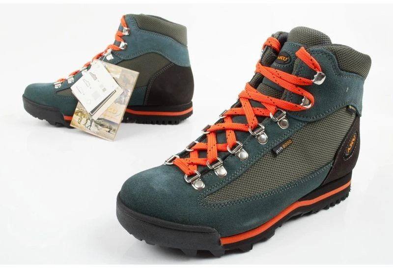 Aku Ultralight Gore-tex moteriški žygio batai, žali