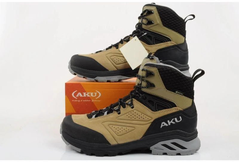 Aku vyriški Reactive Gore-tex žygio batai, smėlio spalvos