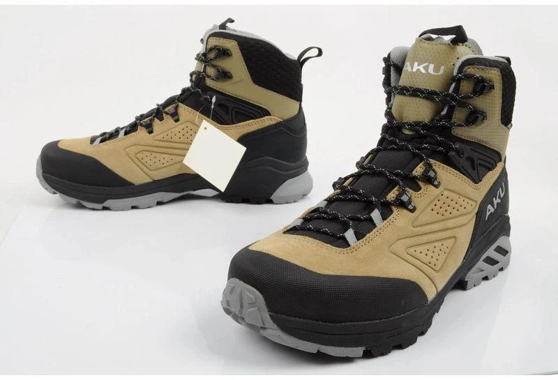 Aku vyriški Reactive Gore-tex žygio batai, smėlio spalvos