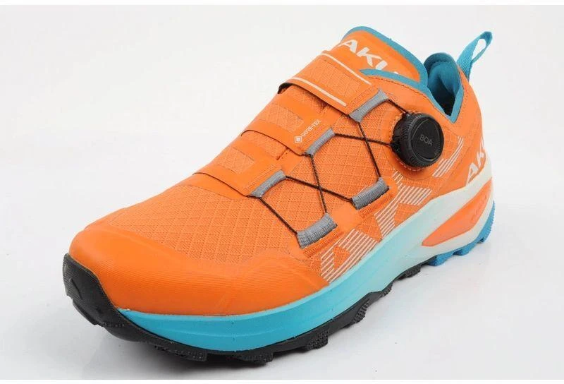 Aku vyriški tvirti trekingo batai Furiosa BOA Gore-tex Vibram madingi oranžiniai