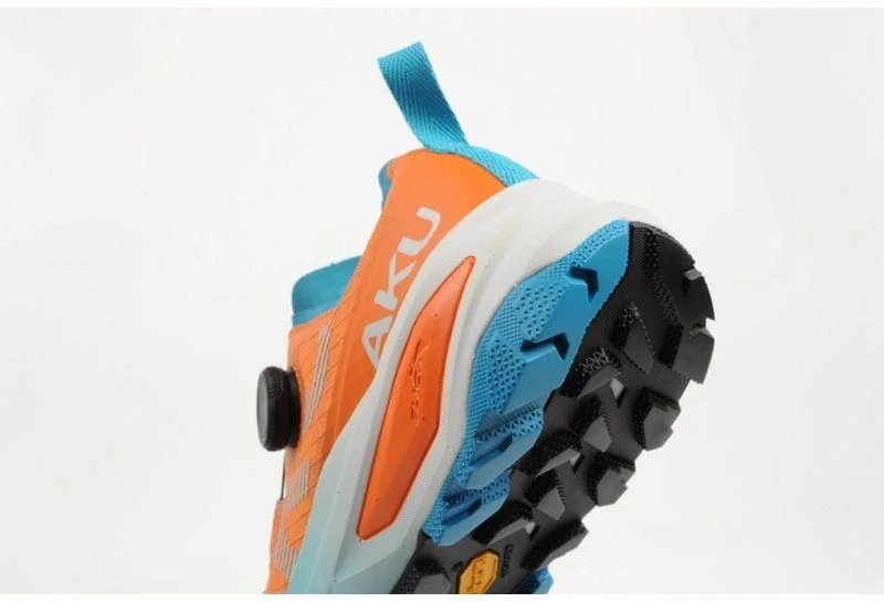 Aku vyriški tvirti trekingo batai Furiosa BOA Gore-tex Vibram madingi oranžiniai