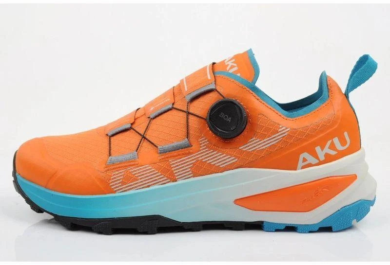Aku vyriški tvirti trekingo batai Furiosa BOA Gore-tex Vibram madingi oranžiniai
