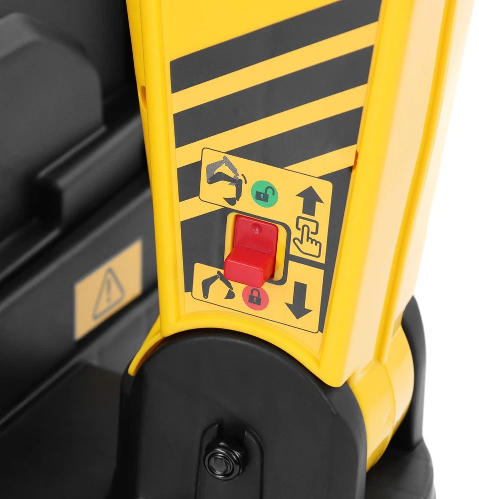 Akumuliatorinis ekskavatorius CAT Backhoe, geltonas
