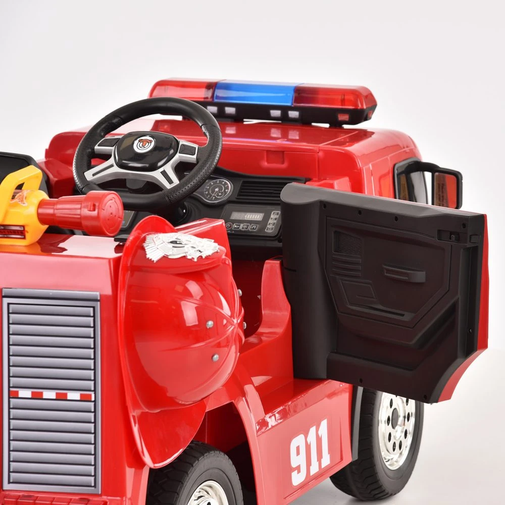Akumuliatorinis gaisrinės automobilis vaikams HECHT 51818, 2x35W