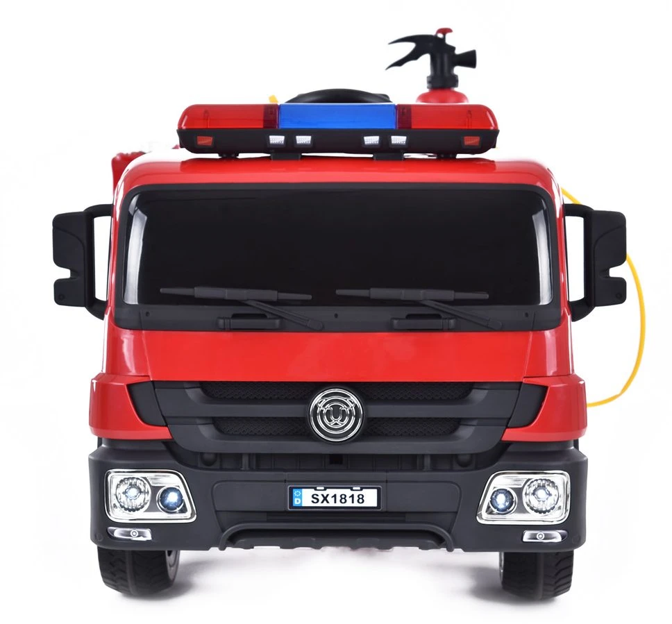 Akumuliatorinis gaisrinės automobilis vaikams HECHT 51818, 2x35W
