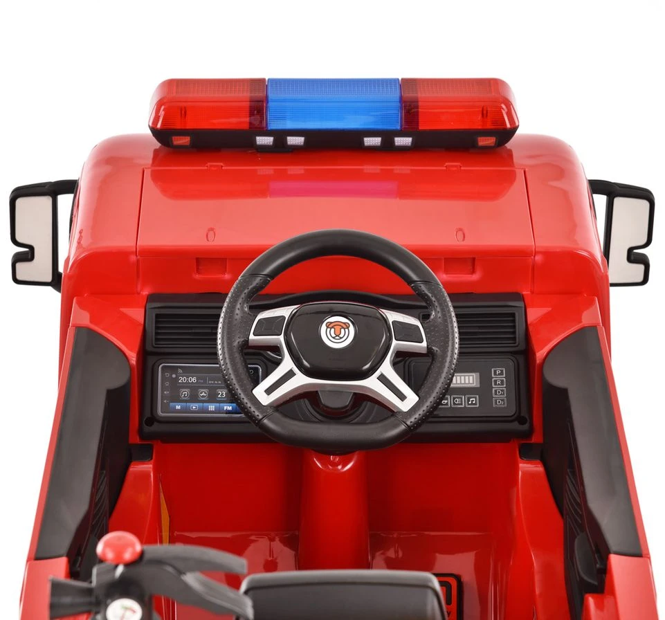 Akumuliatorinis gaisrinės automobilis vaikams HECHT 51818, 2x35W