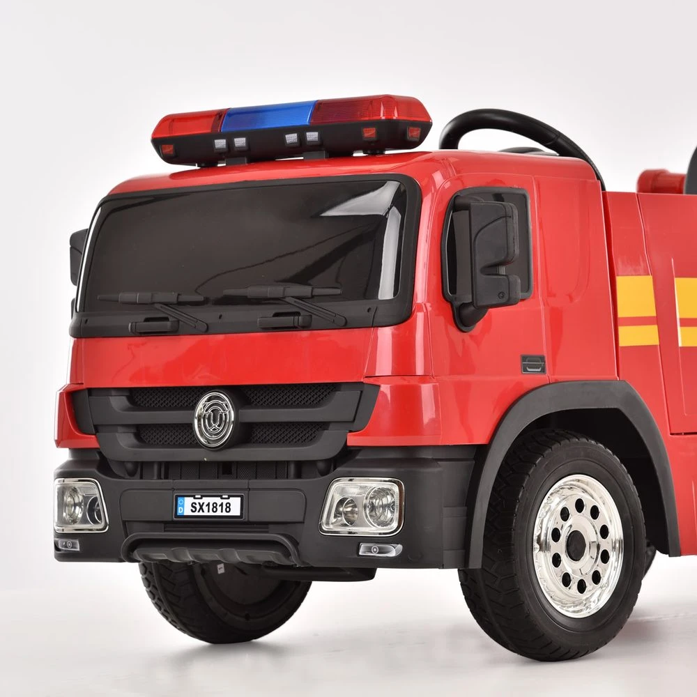 Akumuliatorinis gaisrinės automobilis vaikams HECHT 51818, 2x35W