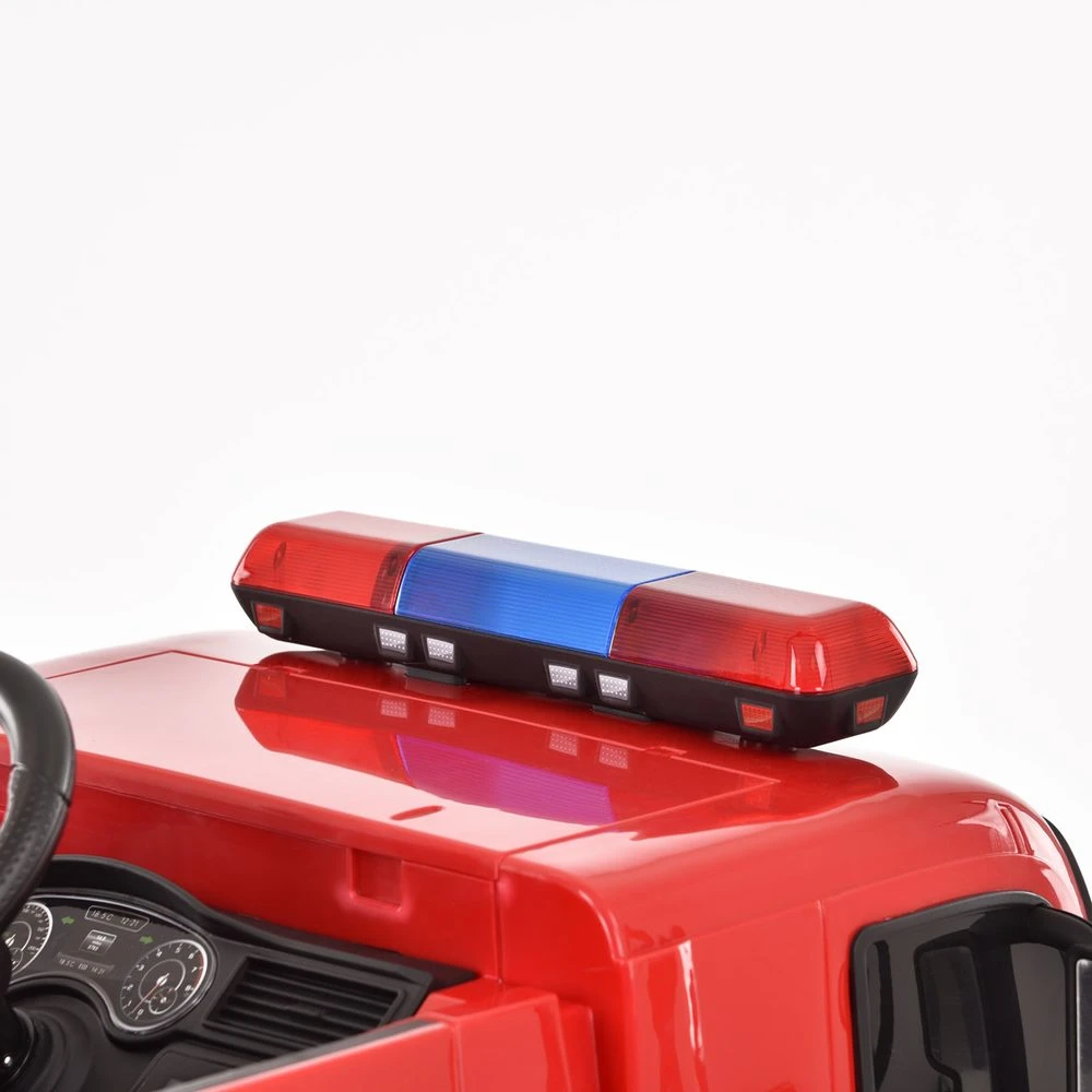 Akumuliatorinis gaisrinės automobilis vaikams HECHT 51818, 2x35W