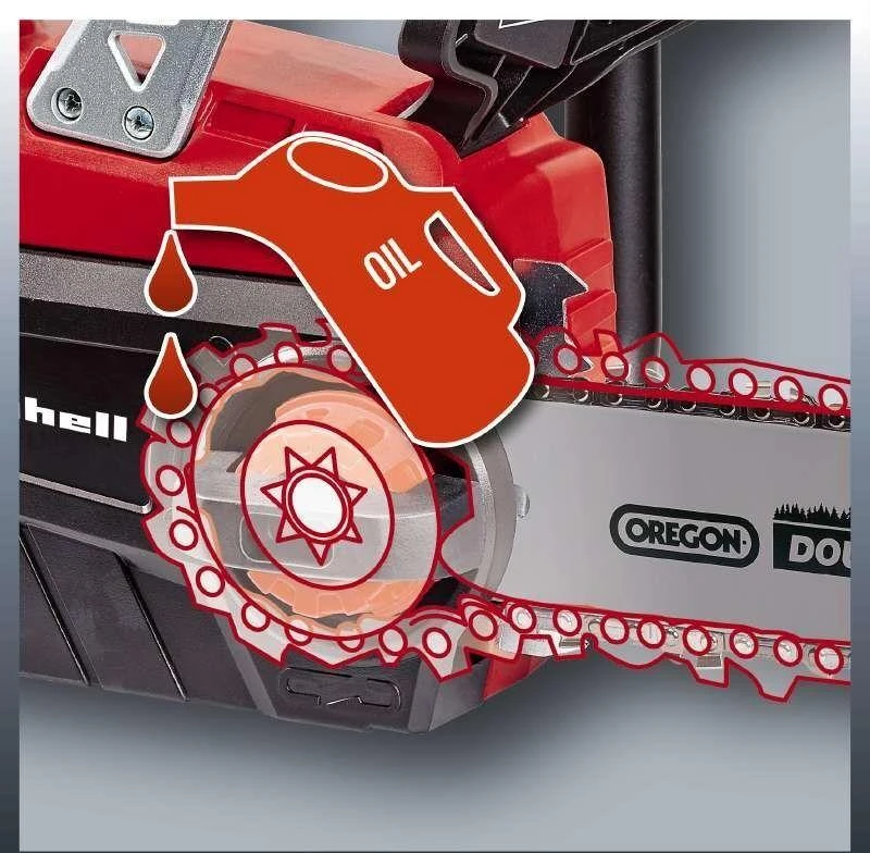Akumuliatorinis grandininis pjūklas Einhell GE-LC 18 Li Kit (1x3,0 Ah)