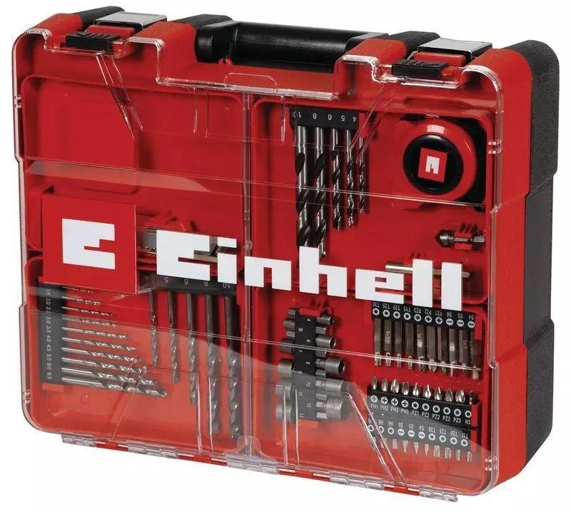 Einhell smūginis suktuvas gręžtuvas TE-CD 18/40 Li-i + 64 priedai (2×2,0Ah) 4513992