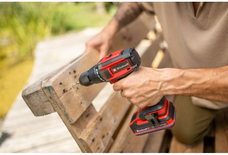 EINHELL Cordless Drill Driver TE CD 18/50 Li be akumuliatoriaus ir kroviklio