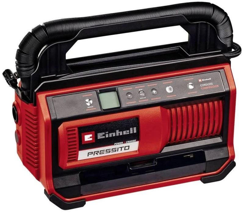 Akumuliatorinė oro pompa Einhell PRESSITO SOLO 18/25; 18 V (be akumuliatoriaus ir pakrovėjo)