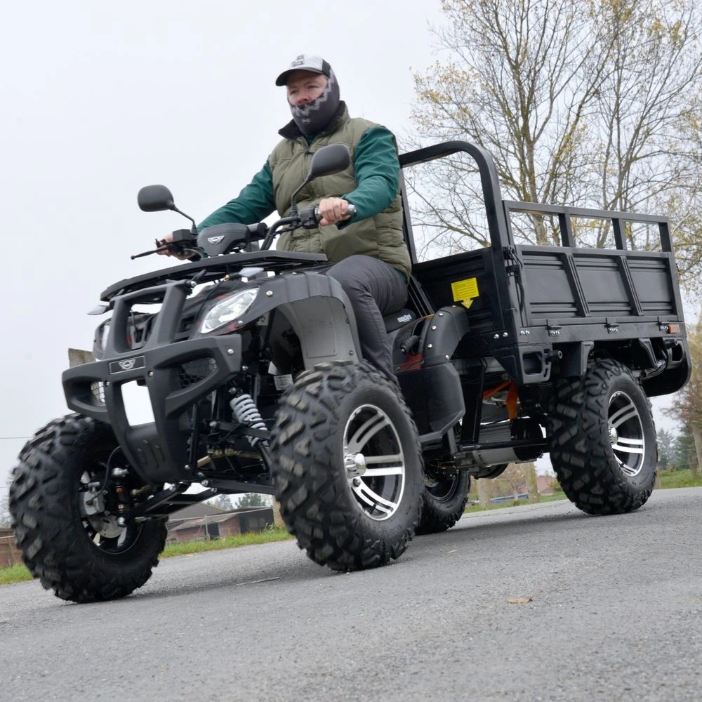 Akumuliatorinis krovininis keturratis HECHT FARMIS, elektrinis