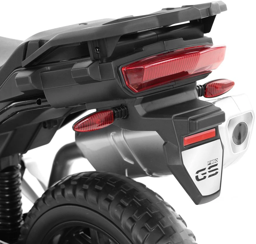 Akumuliatorinis motociklas BMW F 850 GS, 3-8 metų vaikams